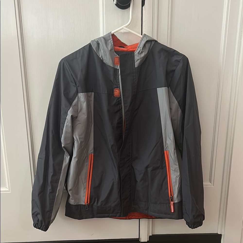 Kids Gray and Orange Fall/Spring Jacket
